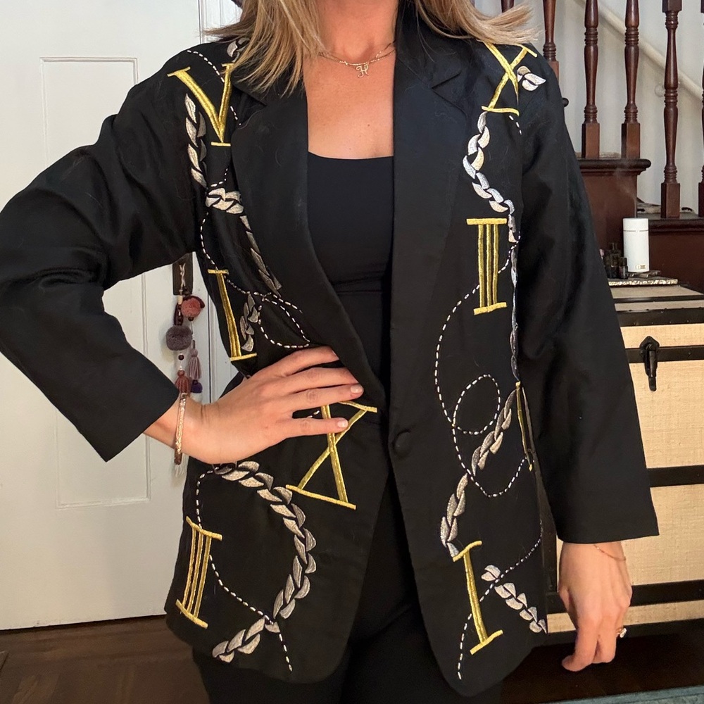 Black and Yellow Women's Jacket